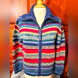 VINTAGE Tiara International- Sweater, Ladies Large,  Aspen Themed,  Pristine!